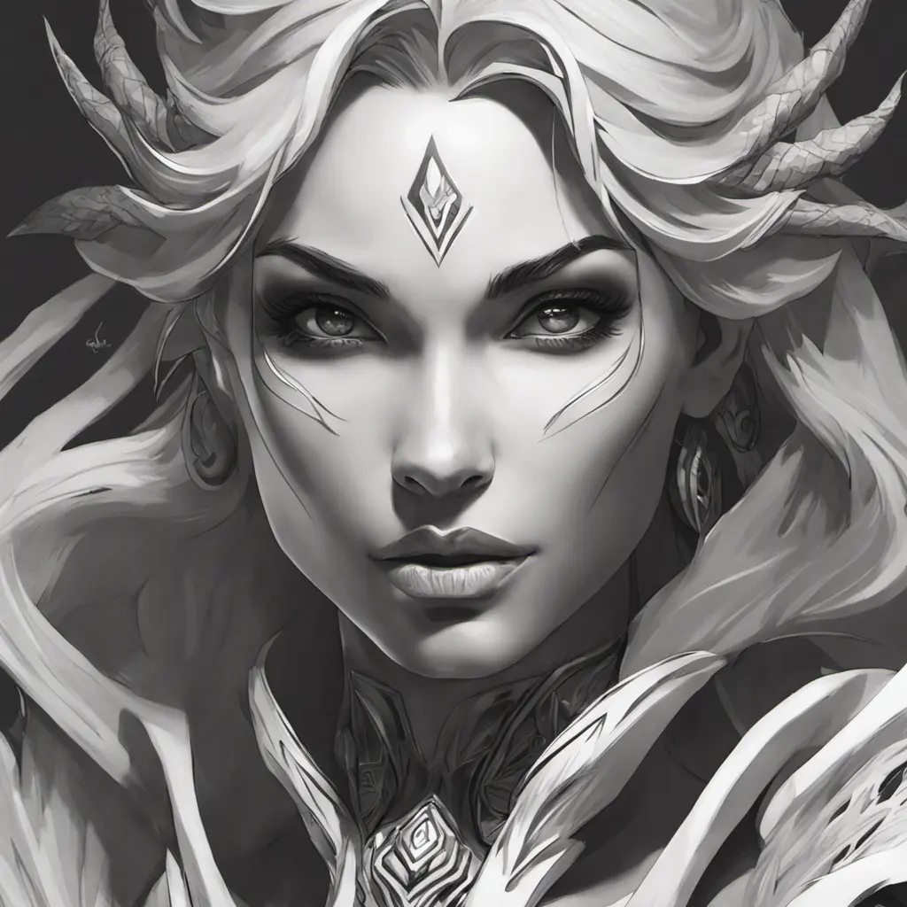 Alluring matte portrait of a beautiful Nidalee in black, 8k, Highly Detailed, Intricate, Half Body, Realistic, Sharp Focus, Volumetric Lighting, Fantasy, Elegant by Stanley Artgerm Lau, Alphonse Mucha, WLOP, Stefan Kostic