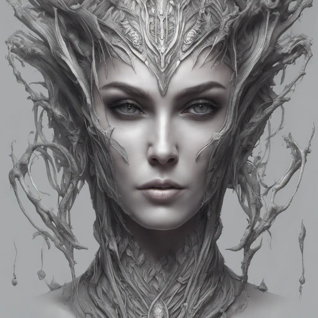 Alluring highly detailed matte portrait of a beautiful wraith in the style of Stefan Kostic, 8k, High Definition, Highly Detailed, Intricate, Half Body, Realistic, Sharp Focus, Fantasy, Elegant