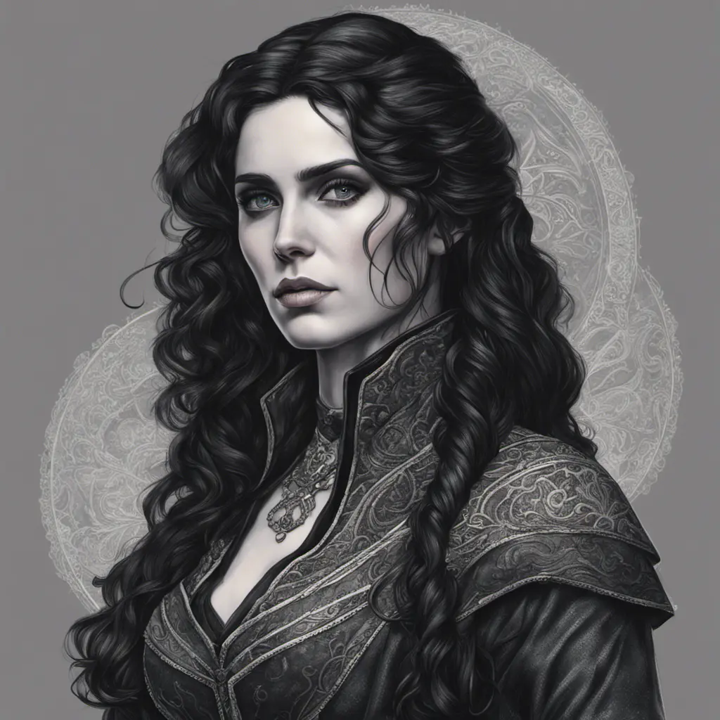 Alluring highly detailed matte portrait of a beautiful Yennefer in the style of Stefan Kostic, 8k, High Definition, Highly Detailed, Intricate, Half Body, Realistic, Sharp Focus, Fantasy, Elegant