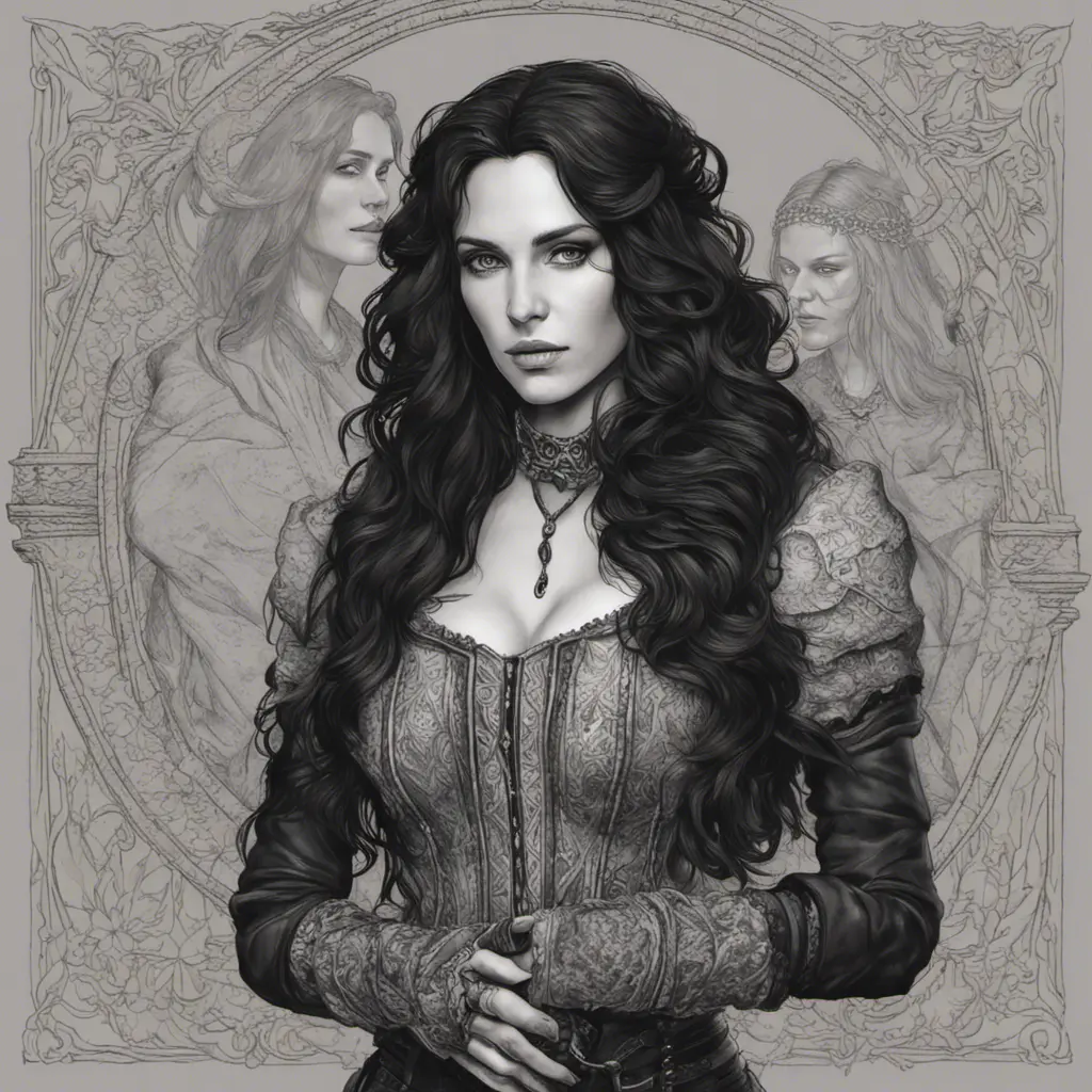 Alluring highly detailed matte portrait of a beautiful Yennefer in the style of Stefan Kostic, 8k, High Definition, Highly Detailed, Intricate, Half Body, Realistic, Sharp Focus, Fantasy, Elegant