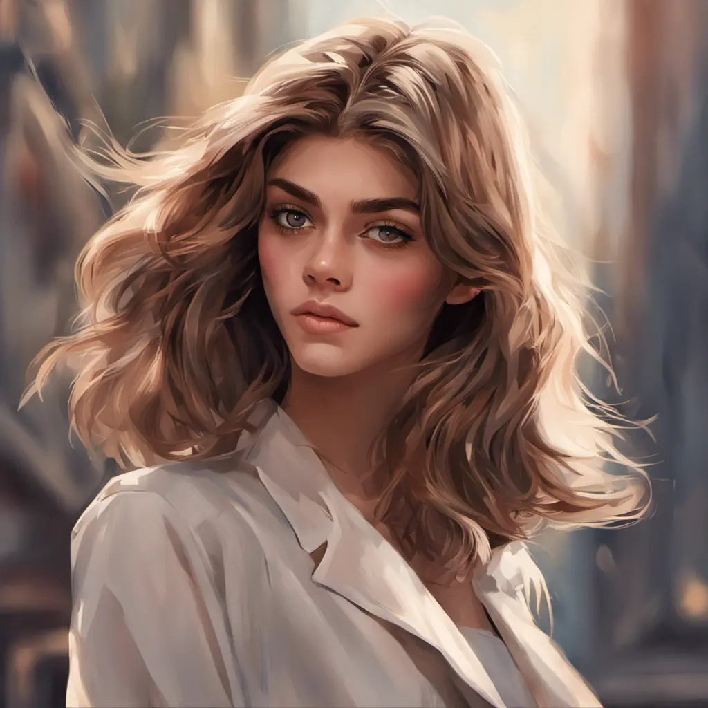 Anime portrait of Kaia Gerber, Highly Detailed, Intricate, Artstation, Beautiful, Digital Painting, Sharp Focus, Concept Art, Elegant