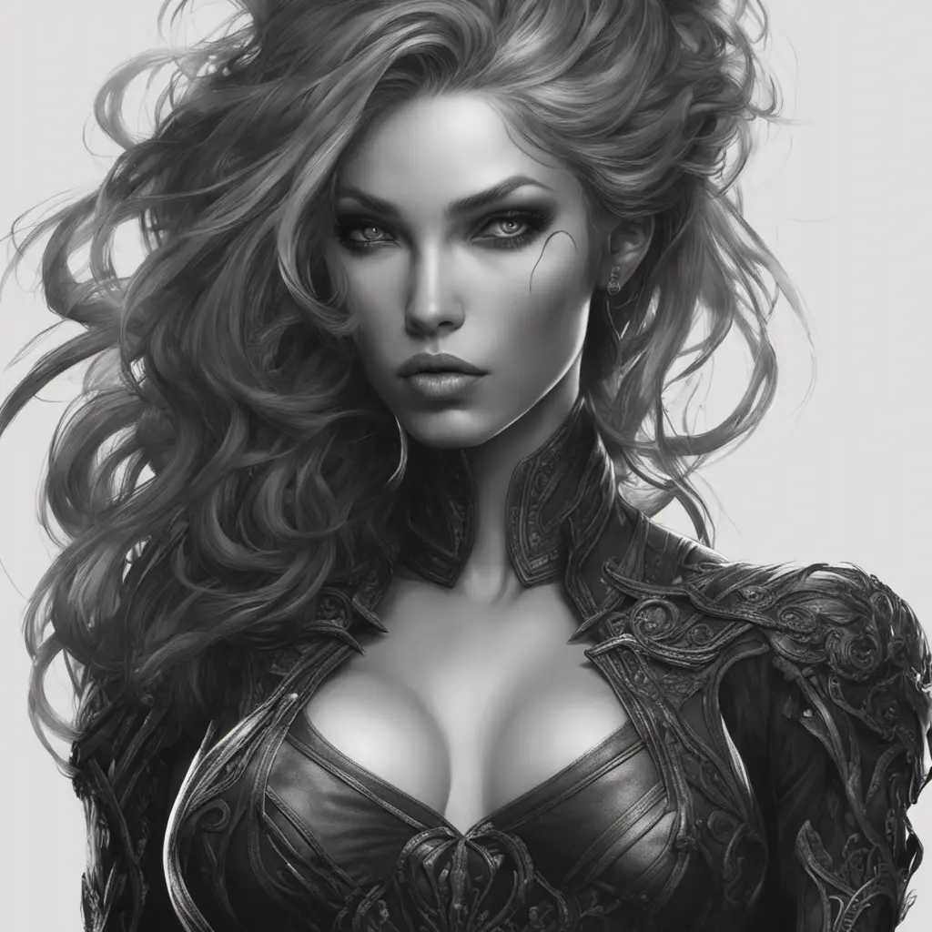 Alluring matte portrait of a fierce beautiful Lyx in black, 8k, Highly Detailed, Intricate, Half Body, Realistic, Sharp Focus, Volumetric Lighting, Fantasy, Elegant by Stanley Artgerm Lau, WLOP, Stefan Kostic