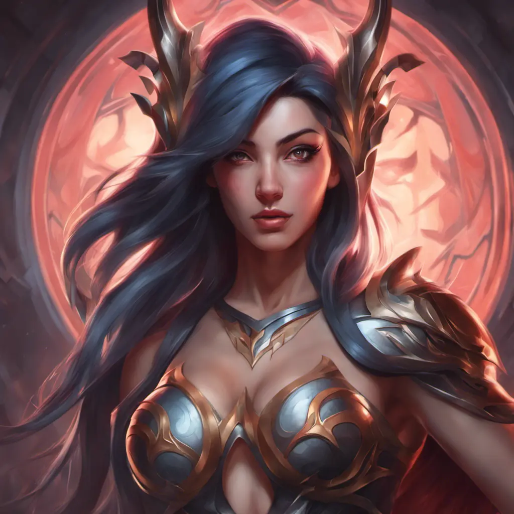 Matte portrait of Irelia from League of Legends with tattoos, 8k, Highly Detailed, Powerful, Alluring, Artstation, Magical, Digital Painting, Photo Realistic, Sharp Focus, Volumetric Lighting, Concept Art by Stanley Artgerm Lau, Alphonse Mucha, Greg Rutkowski