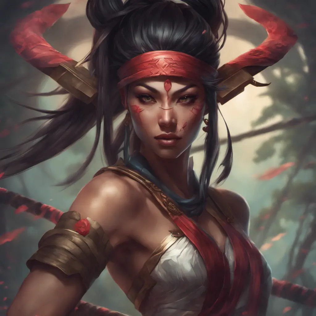 Alluring matte portrait of a beautiful Akali in the style of Stefan Kostic, 8k, Highly Detailed, Intricate, Half Body, Realistic, Sharp Focus, Volumetric Lighting, Fantasy, Elegant by Stanley Artgerm Lau, Greg Rutkowski