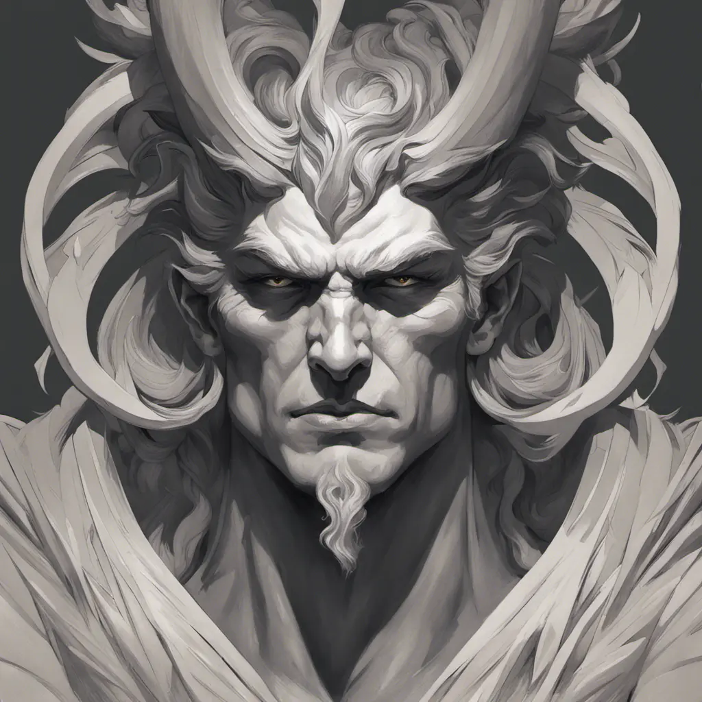 Matte portrait of a fierce Hades, god of the underworld, 4k, Highly Detailed, Hyper Detailed, Powerful, Artstation, Vintage Illustration, Digital Painting, Sharp Focus, Smooth, Concept Art by Stanley Artgerm Lau, Alphonse Mucha, Greg Rutkowski