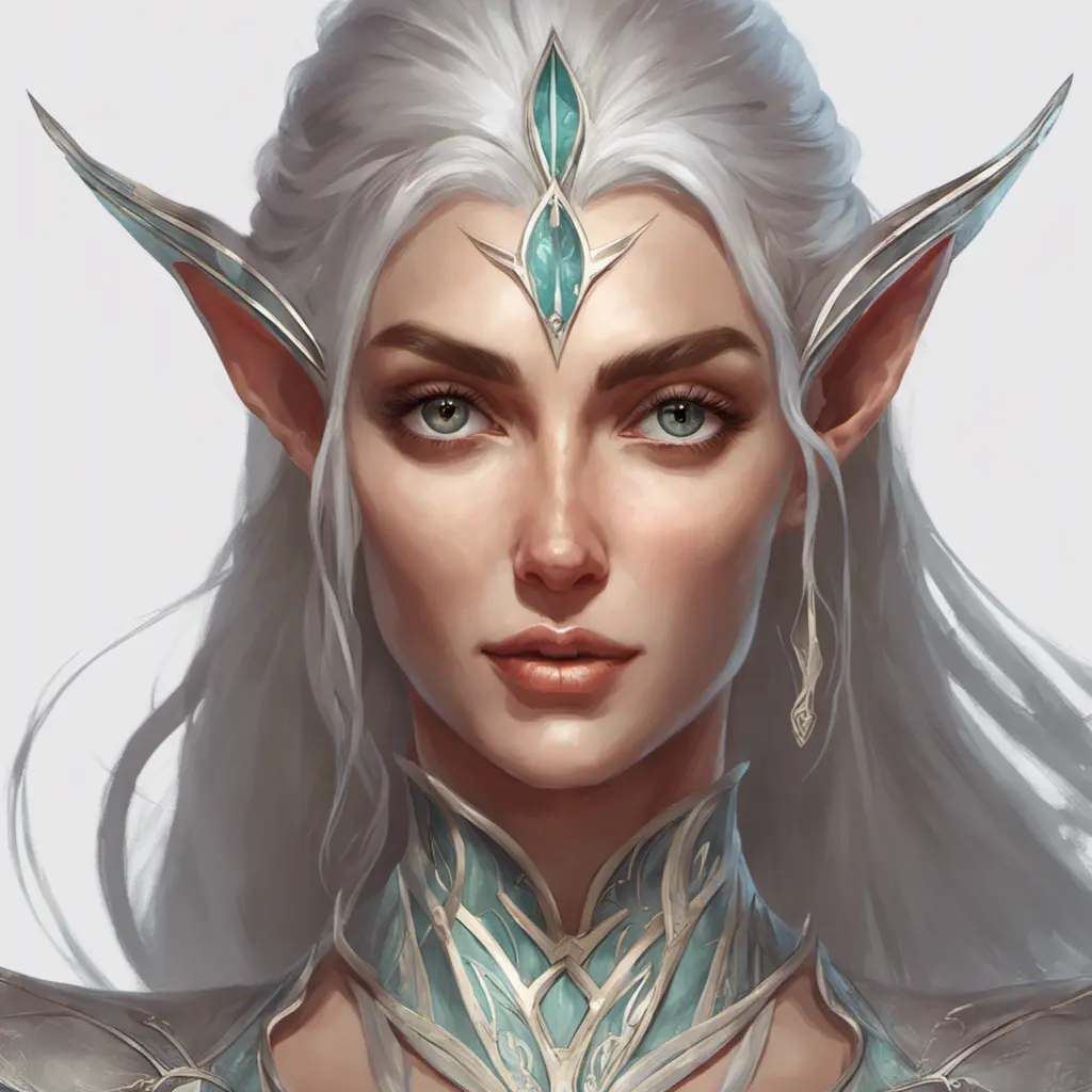 D&D concept art of gorgeous elven woman in the style of Stefan Kostic, 8k, High Definition, Highly Detailed, Intricate, Half Body, Realistic, Sharp Focus, Fantasy, Elegant by Stanley Artgerm Lau, WLOP