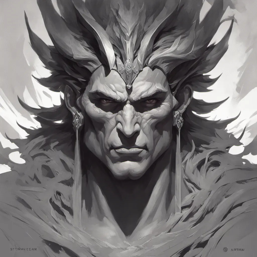 Matte portrait of a fierce Hades, god of the underworld, 4k, Highly Detailed, Hyper Detailed, Powerful, Artstation, Vintage Illustration, Digital Painting, Sharp Focus, Smooth, Concept Art by Stanley Artgerm Lau, Alphonse Mucha, Greg Rutkowski