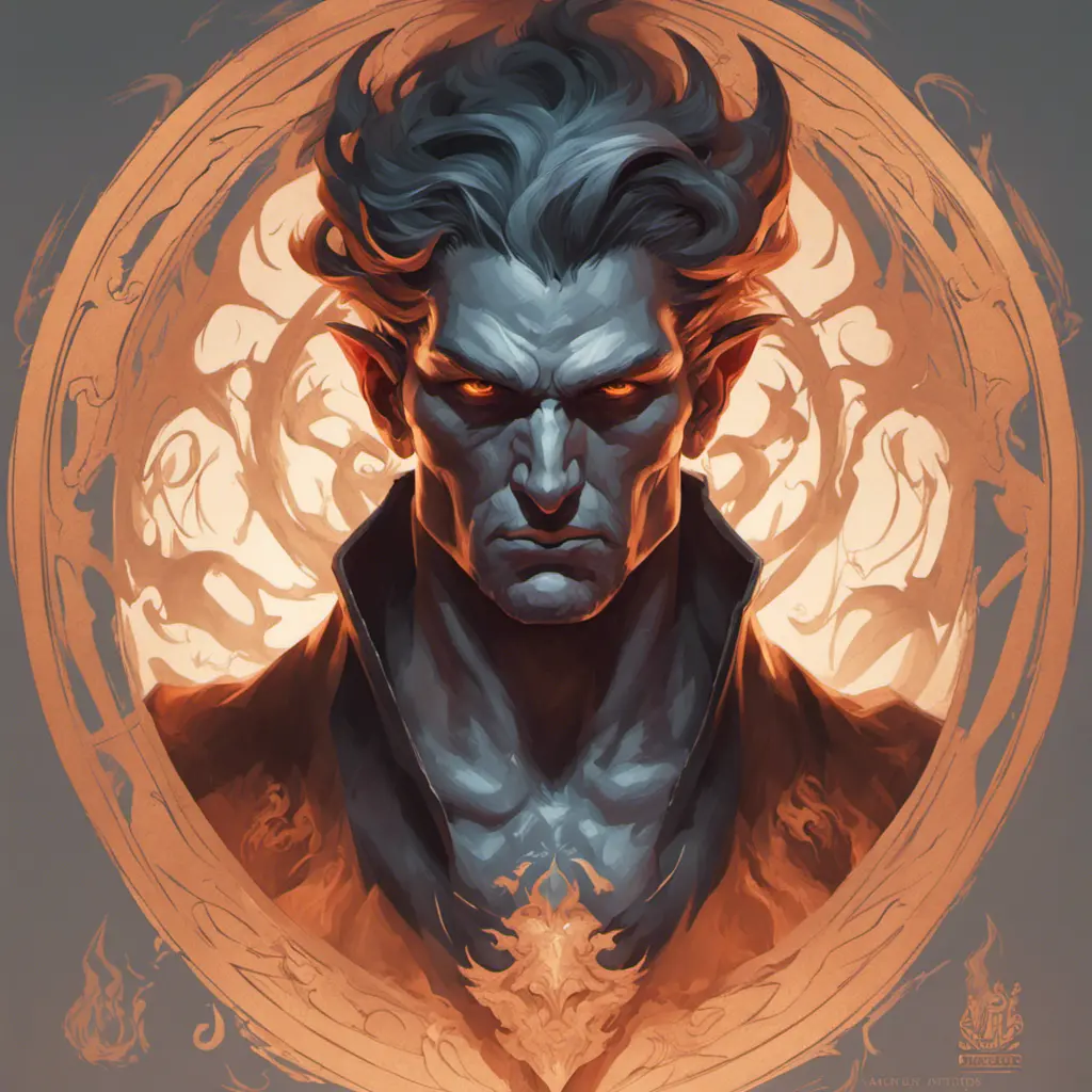 Matte portrait of a fierce Hades, god of the underworld, 4k, Highly Detailed, Hyper Detailed, Powerful, Artstation, Vintage Illustration, Digital Painting, Sharp Focus, Smooth, Concept Art by Stanley Artgerm Lau, Alphonse Mucha, Greg Rutkowski