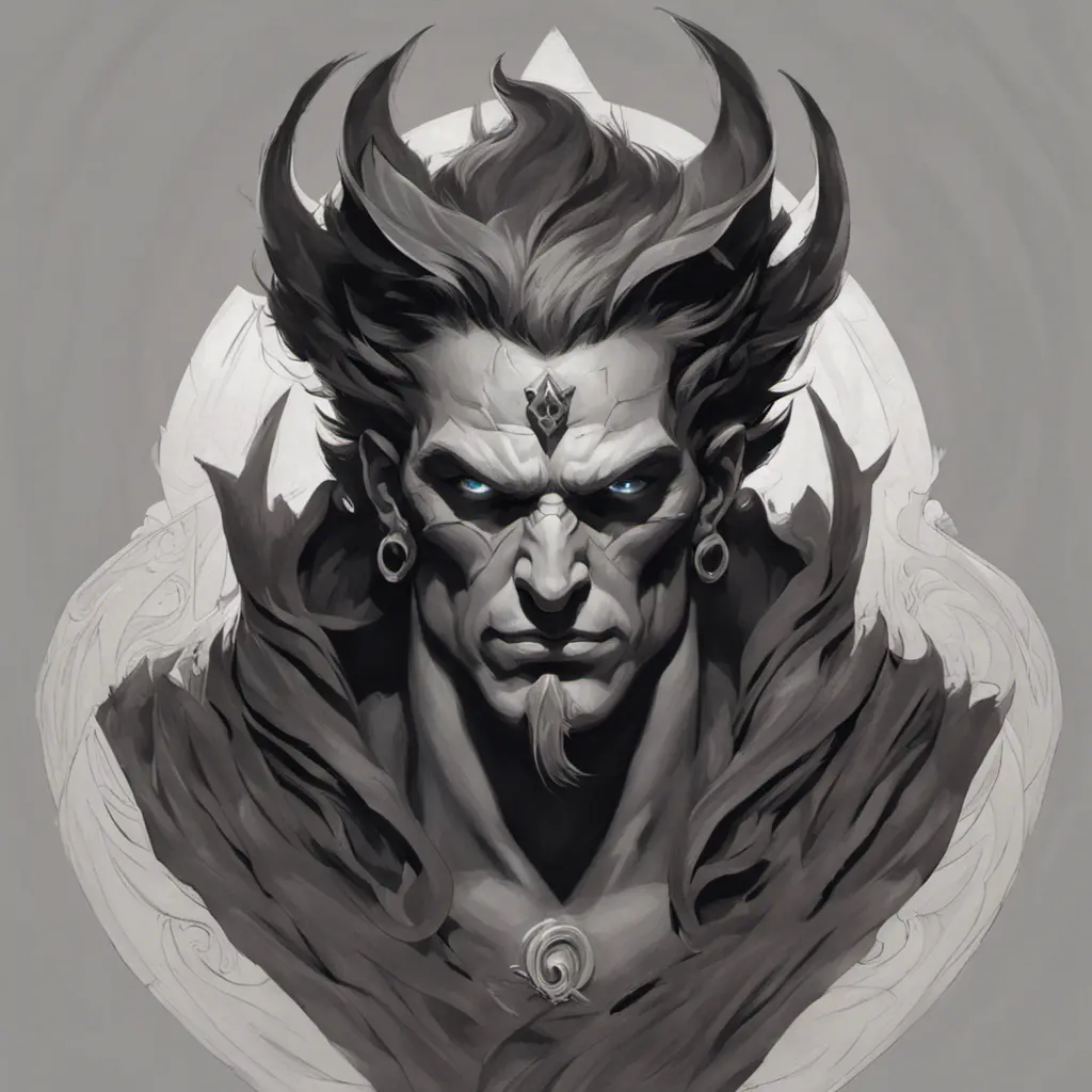 Matte portrait of a fierce Hades, god of the underworld, 4k, Highly Detailed, Hyper Detailed, Powerful, Artstation, Vintage Illustration, Digital Painting, Sharp Focus, Smooth, Concept Art by Stanley Artgerm Lau, Alphonse Mucha, Greg Rutkowski