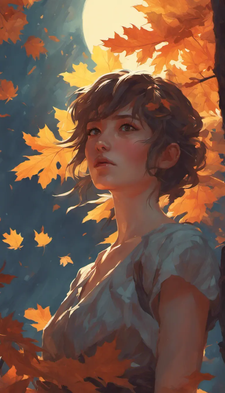 Portrait of a fall we felled in the moonlight, Highly Detailed, Intricate, Cinematic Lighting, Unreal Engine, Radiant, Fantasy by Ferdinand Knab, Ilya Kuvshinov, Alphonse Mucha, RHADS, Greg Rutkowski, Makoto Shinkai, Lois van Baarle