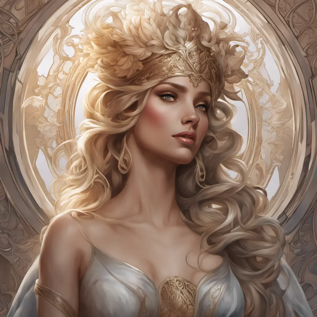 Alluring matte portrait of the beautiful goddess Ker in the style of Stefan Kostic, 8k, Highly Detailed, Intricate, Realistic, Sharp Focus, Volumetric Lighting, Fantasy, Elegant by Stanley Artgerm Lau, Alphonse Mucha, WLOP