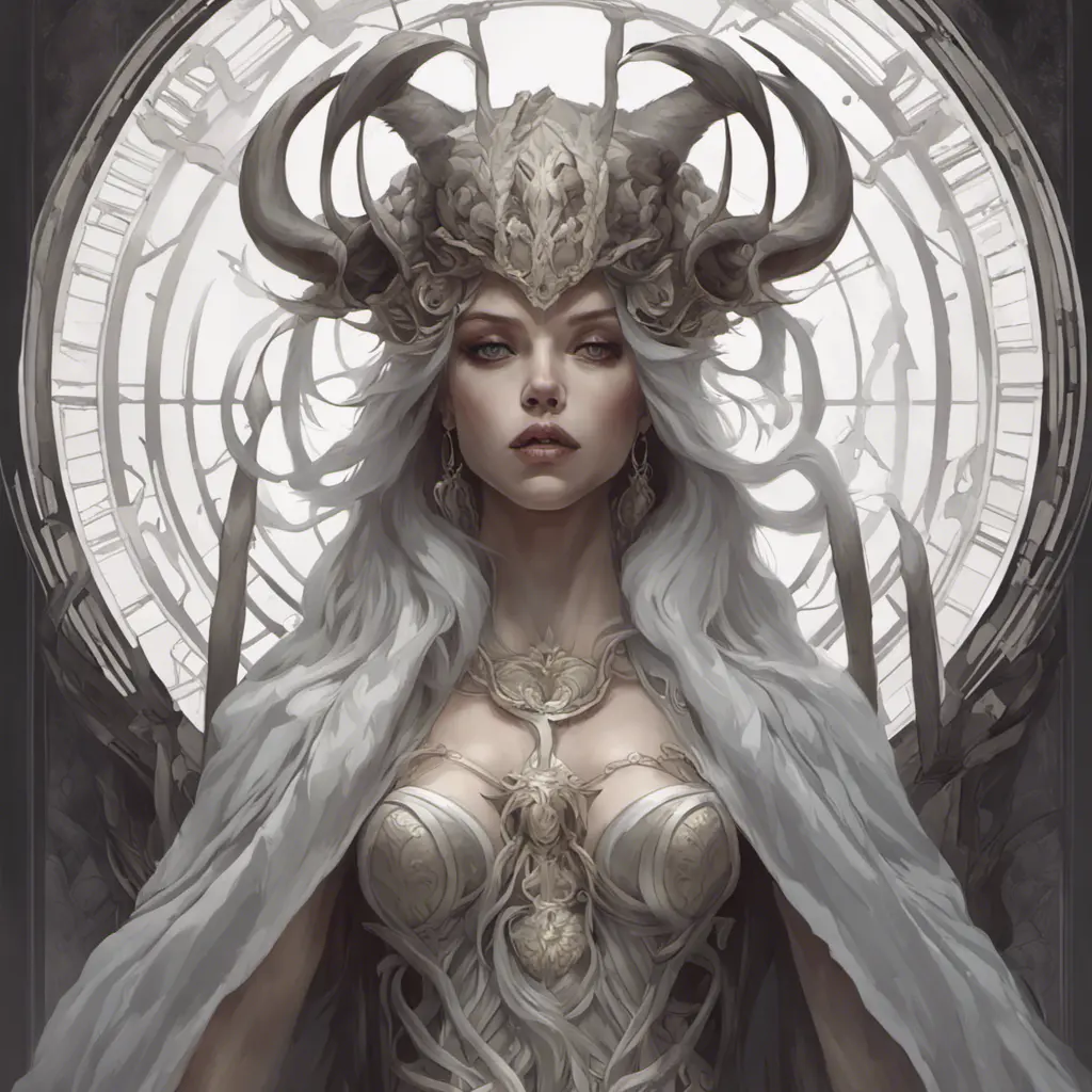 Alluring matte portrait of a beautiful Goddess of Death Hel, 4k, Highly Detailed, Hyper Detailed, Powerful, Artstation, Vintage Illustration, Digital Painting, Sharp Focus, Smooth, Concept Art by Stanley Artgerm Lau, Alphonse Mucha, Greg Rutkowski