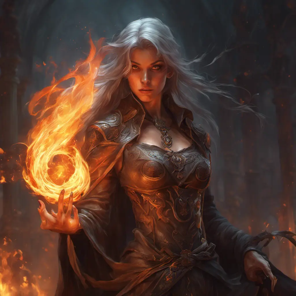 Necromancer fire sorceress from Elden Ring, fantasy magic, 8k, Highly Detailed, Alluring, Artstation, Digital Painting, Photo Realistic, Sharp Focus, Volumetric Lighting, Concept Art by Stanley Artgerm Lau, Alphonse Mucha, Greg Rutkowski, WLOP