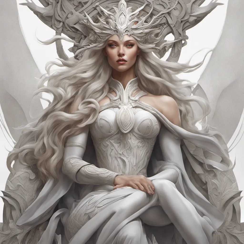 Alluring matte portrait of the beautiful norse goddess Hel in the style of Stefan Kostic, 8k, Highly Detailed, Intricate, Realistic, Sharp Focus, Volumetric Lighting, Fantasy, Elegant by Stanley Artgerm Lau, Alphonse Mucha, WLOP