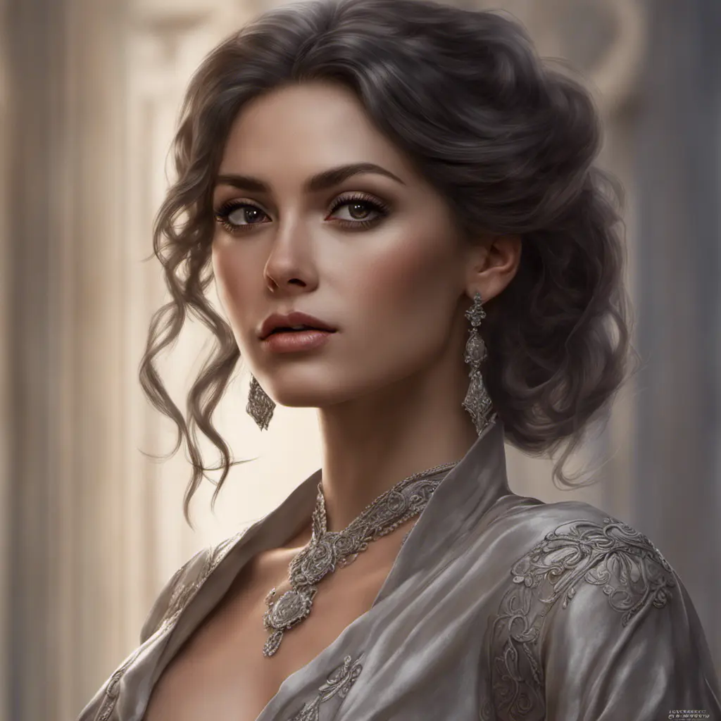 Alluring matte portrait of a beautiful Sophia Esperanza in the style of Stefan Kostic, 8k, Highly Detailed, Intricate, Half Body, Realistic, Sharp Focus, Volumetric Lighting, Fantasy, Elegant by Stanley Artgerm Lau, Greg Rutkowski