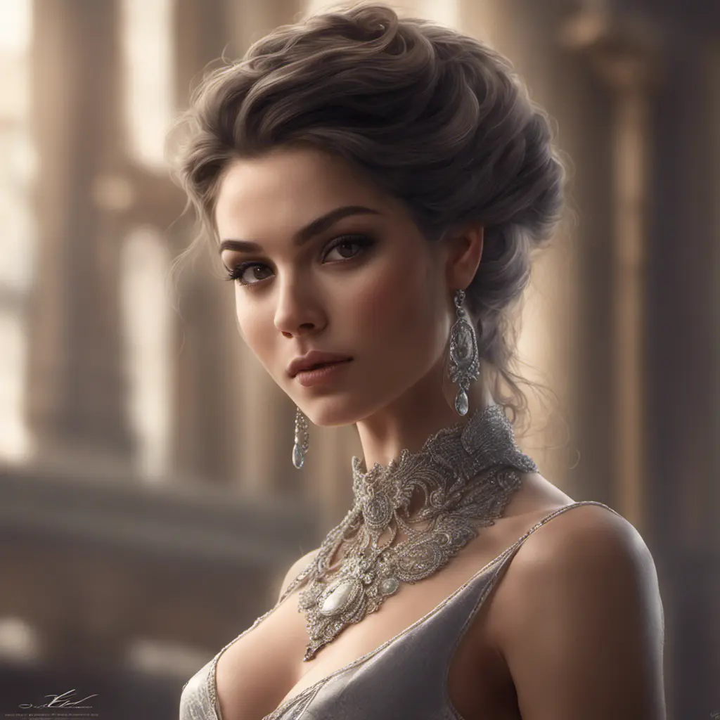 Alluring matte portrait of a beautiful Sophia Esperanza in the style of Stefan Kostic, 8k, Highly Detailed, Intricate, Half Body, Realistic, Sharp Focus, Volumetric Lighting, Fantasy, Elegant by Stanley Artgerm Lau, Greg Rutkowski