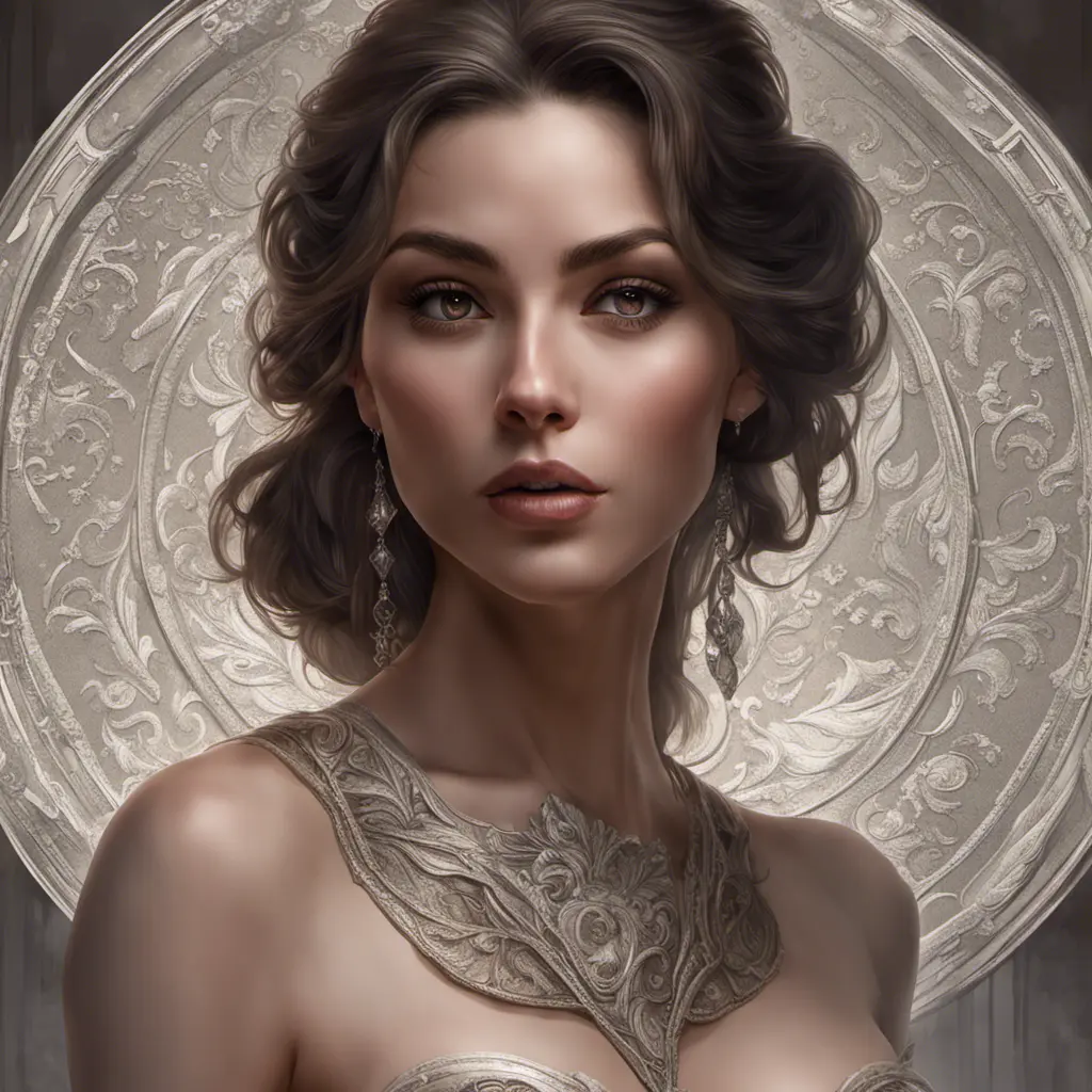 Alluring matte portrait of a beautiful Sophia Esperanza in the style of Stefan Kostic, 8k, Highly Detailed, Intricate, Half Body, Realistic, Sharp Focus, Volumetric Lighting, Fantasy, Elegant by Stanley Artgerm Lau, Greg Rutkowski