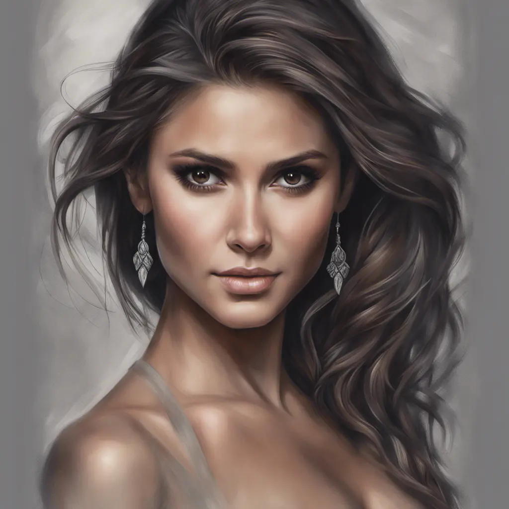 Alluring matte portrait of a beautiful Nina Dobrev, 8k, Highly Detailed, Intricate, Half Body, Realistic, Sharp Focus, Volumetric Lighting, Fantasy, Elegant by Stanley Artgerm Lau