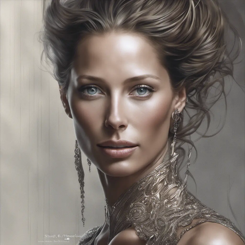 Alluring matte portrait of a beautiful young Christy Turlington, 8k, Highly Detailed, Intricate, Half Body, Realistic, Sharp Focus, Volumetric Lighting, Fantasy, Elegant by Stanley Artgerm Lau, Greg Rutkowski