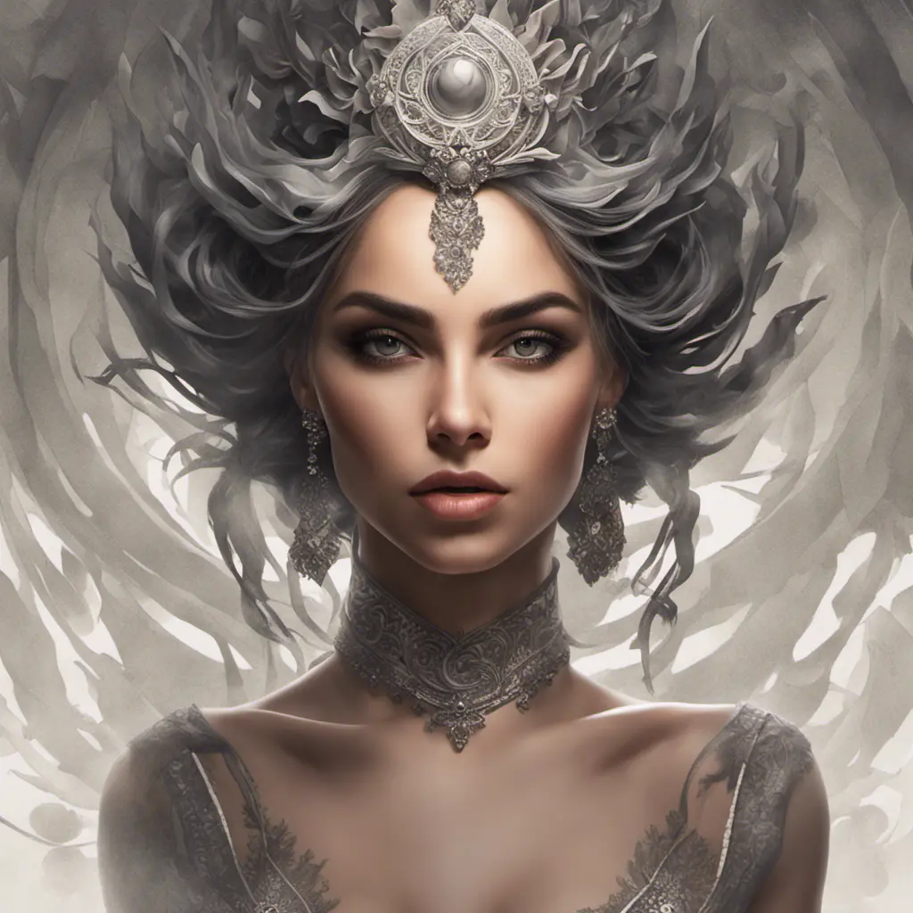 Alluring matte portrait of a beautiful Sol Rodríguez in the style of Stefan Kostic, 8k, Highly Detailed, Intricate, Half Body, Realistic, Sharp Focus, Volumetric Lighting, Fantasy, Elegant by Stanley Artgerm Lau, Greg Rutkowski