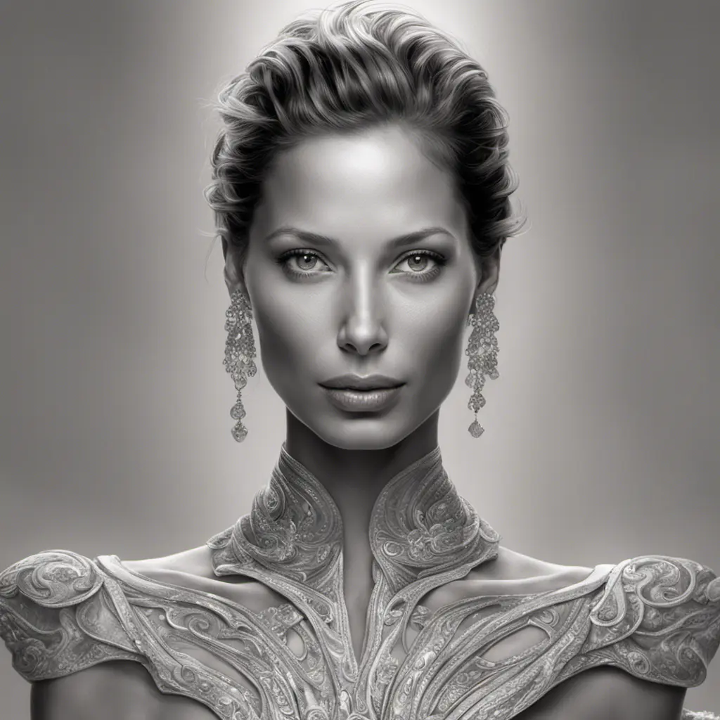 Alluring matte portrait of a beautiful young Christy Turlington, 8k, Highly Detailed, Intricate, Half Body, Realistic, Sharp Focus, Volumetric Lighting, Fantasy, Elegant by Stanley Artgerm Lau, Greg Rutkowski