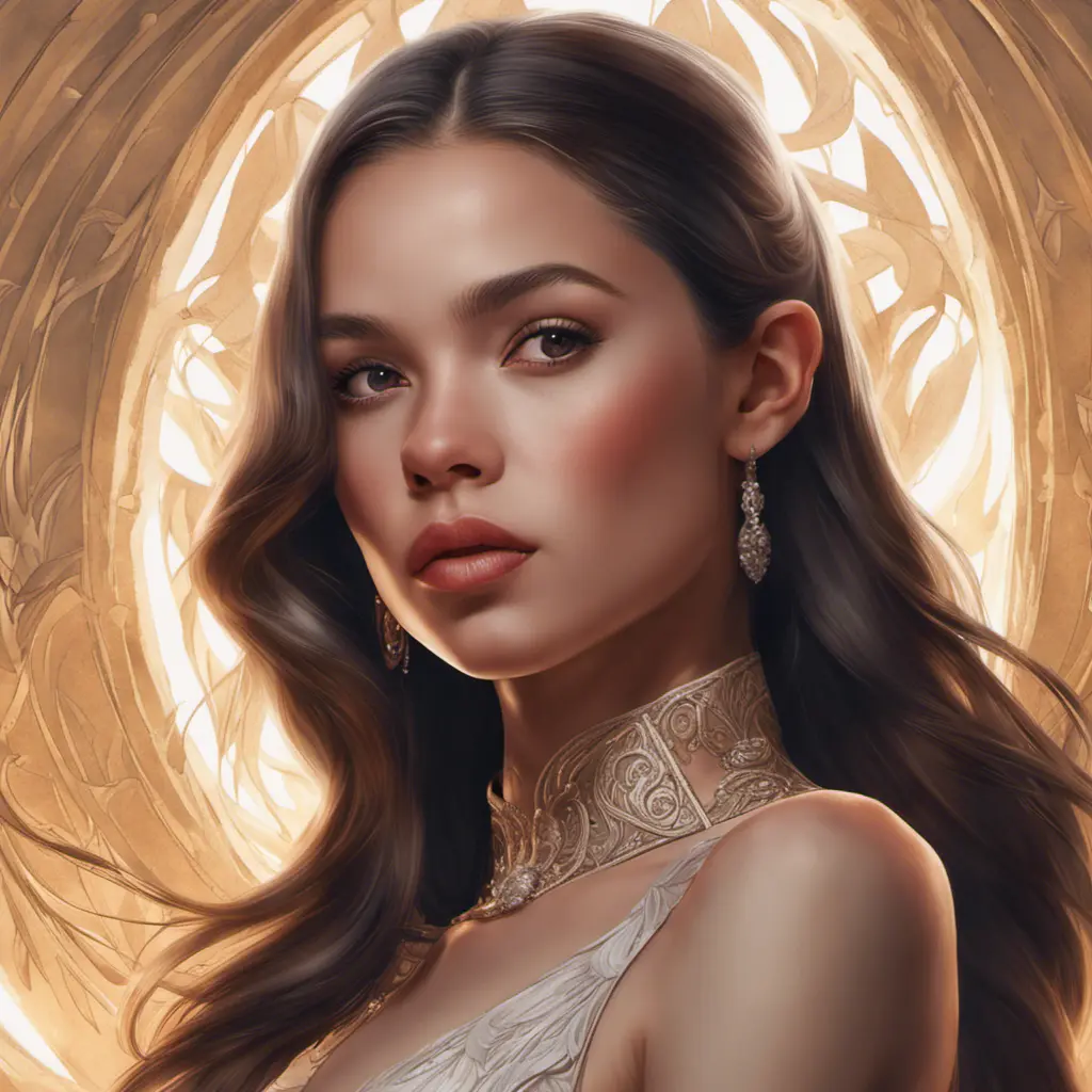 Alluring matte portrait of a beautiful Olivia Rodrigo in the style of Stefan Kostic, 8k, Highly Detailed, Intricate, Half Body, Realistic, Sharp Focus, Volumetric Lighting, Fantasy, Elegant by Stanley Artgerm Lau, Greg Rutkowski