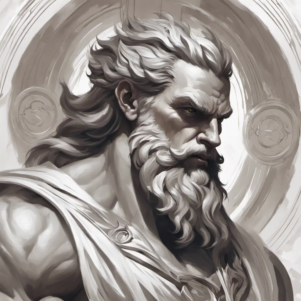 Matte portrait of a fierce God Zeus, 4k, Highly Detailed, Hyper Detailed, Powerful, Artstation, Vintage Illustration, Digital Painting, Sharp Focus, Smooth, Concept Art by Stanley Artgerm Lau, Alphonse Mucha, Greg Rutkowski