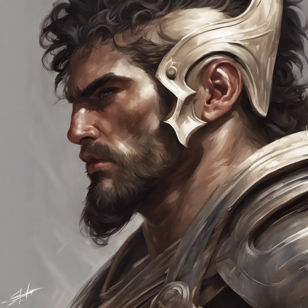 Matte portrait of a fierce armed Achilles, 4k, Highly Detailed, Hyper Detailed, Powerful, Artstation, Vintage Illustration, Digital Painting, Sharp Focus, Smooth, Concept Art by Stanley Artgerm Lau, Greg Rutkowski