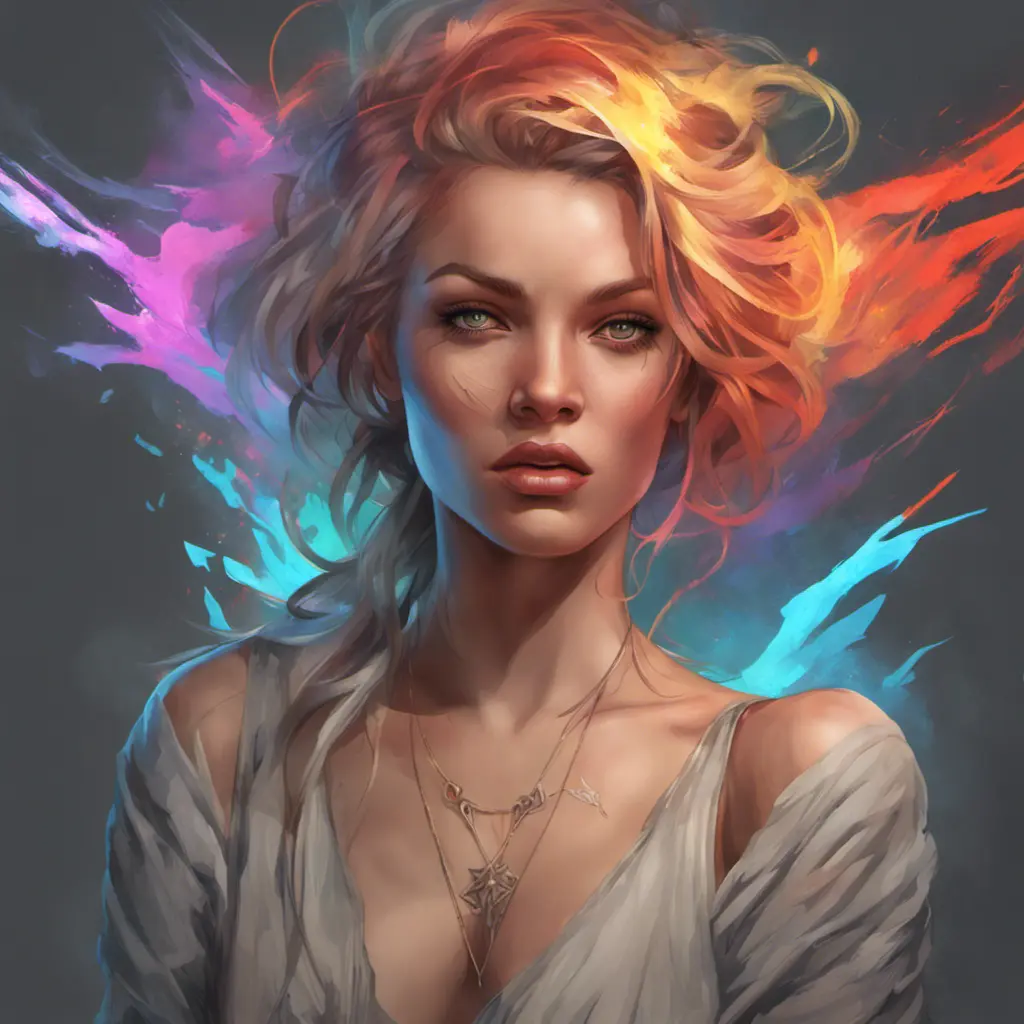 Anne marie, colorful painting on grey scale face, powerful, magic, thunders, dramatic lighting, intricate tattoos, wild, highly detailed, digital painting, artstation, concept art, smooth, sharp focus, illustration, art by artgerm and greg rutkowski and alphonse mucha, footage, 4k, Hyper Detailed