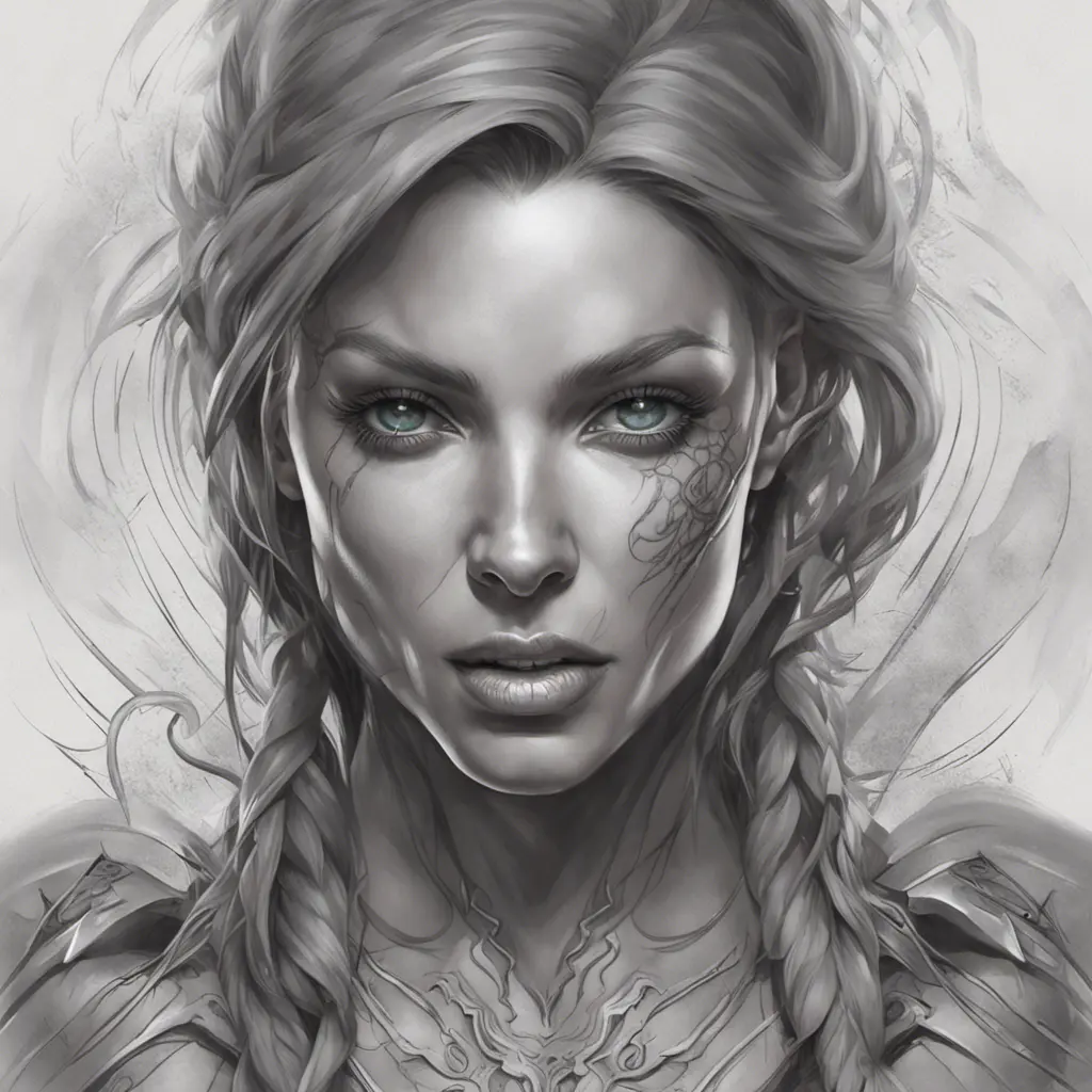 Matte portrait of Sarah Kerrigan with tattoos, 8k, Highly Detailed, Powerful, Alluring, Artstation, Magical, Digital Painting, Photo Realistic, Sharp Focus, Volumetric Lighting, Concept Art by Stanley Artgerm Lau, Alphonse Mucha, Greg Rutkowski