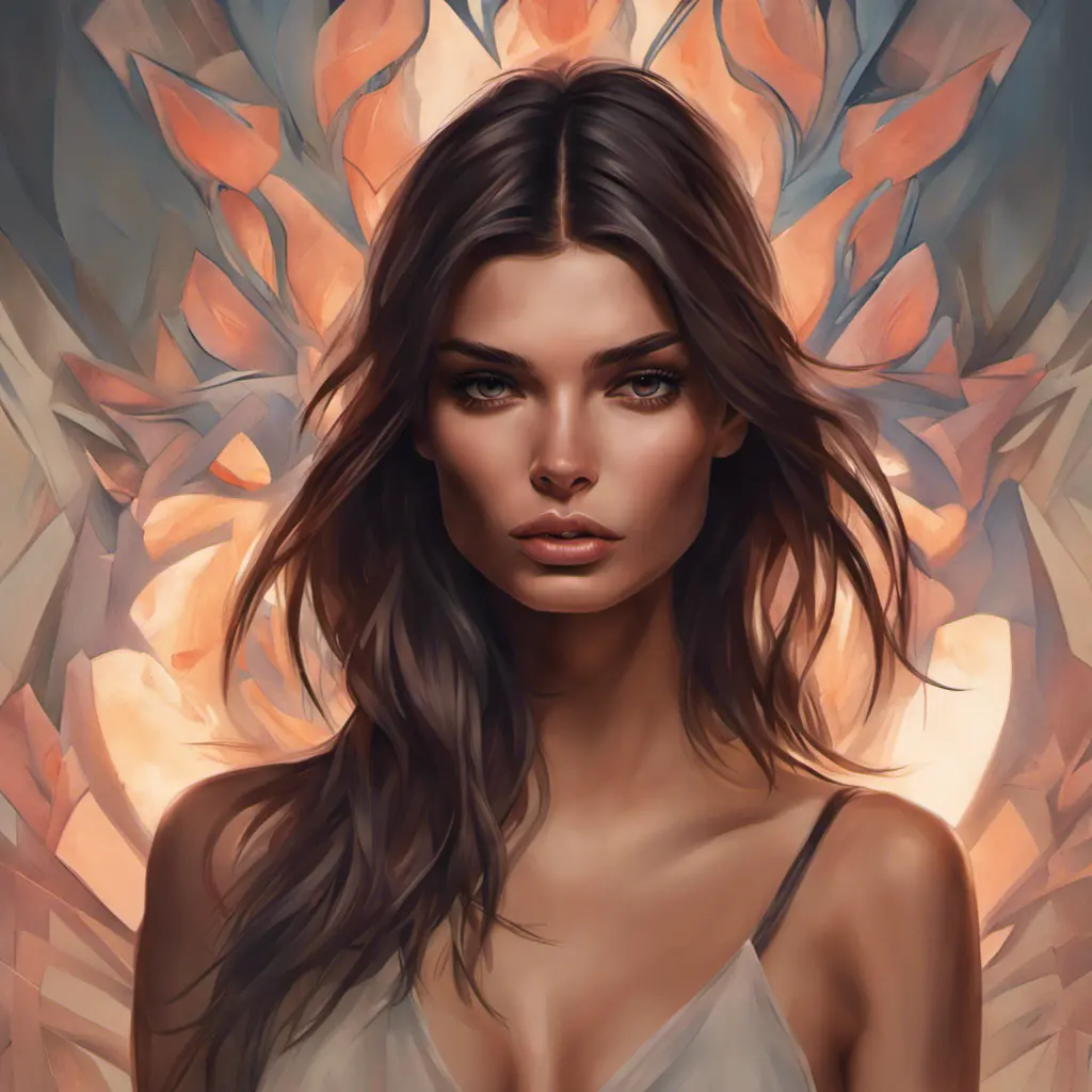 Matte portrait of Emily Ratajkowski with tattoos, 8k, Highly Detailed, Powerful, Alluring, Artstation, Magical, Digital Painting, Photo Realistic, Sharp Focus, Volumetric Lighting, Concept Art by Stanley Artgerm Lau, Alphonse Mucha, Greg Rutkowski