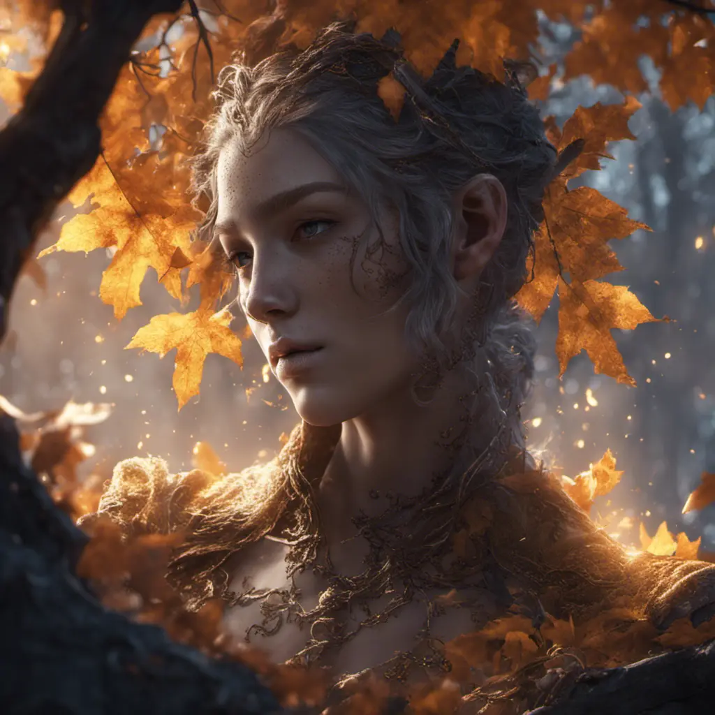 Portrait of a fall we felled in the moonlight, Highly Detailed, Intricate, Cinematic Lighting, Unreal Engine, Radiant, Fantasy