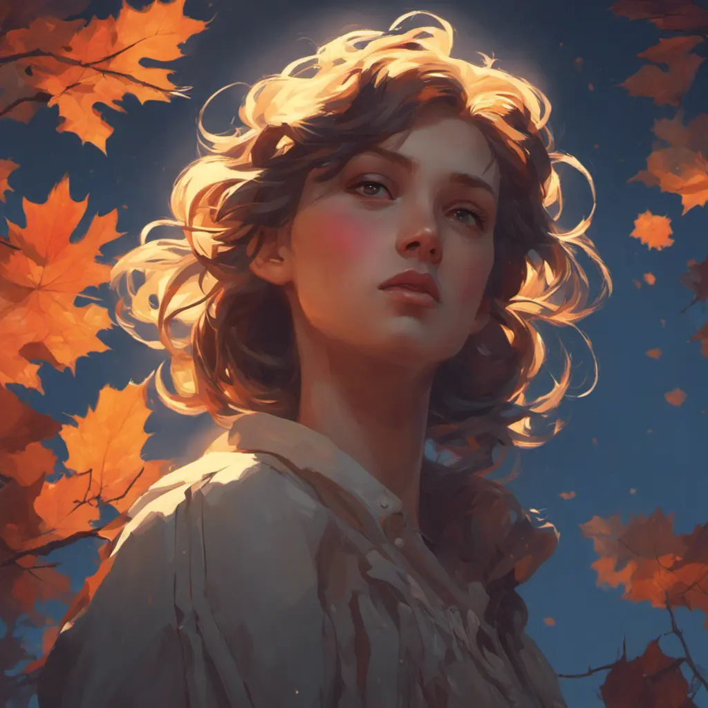 Portrait of a fall we felled in the moonlight, Highly Detailed, Intricate, Cinematic Lighting, Unreal Engine, Radiant, Fantasy by Ferdinand Knab, Ilya Kuvshinov, Alphonse Mucha, RHADS, Greg Rutkowski, Makoto Shinkai, Lois van Baarle