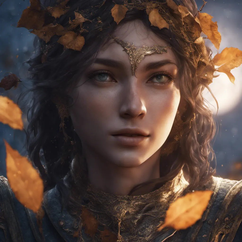 Portrait of a fall we felled in the moonlight, Highly Detailed, Intricate, Cinematic Lighting, Unreal Engine, Radiant, Fantasy