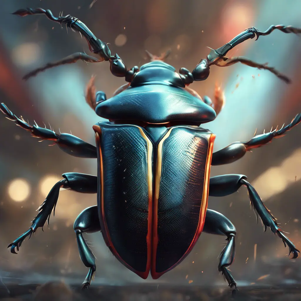 close up beetle, 4k, Highly Detailed, Hyper Detailed, Powerful, Artstation, Vintage Illustration, Digital Painting, Sharp Focus, Smooth, Concept Art by Stanley Artgerm Lau, Greg Rutkowski