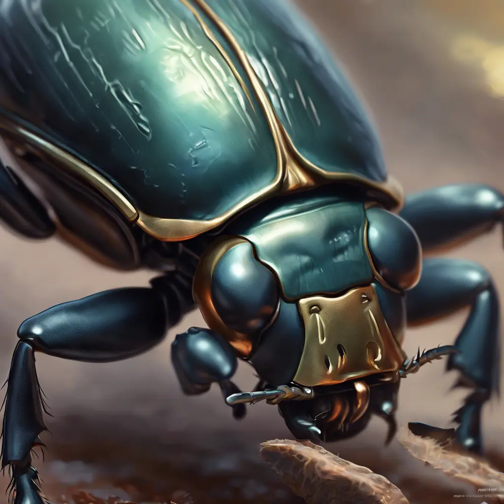 close up beetle, 4k, Highly Detailed, Hyper Detailed, Powerful, Artstation, Vintage Illustration, Digital Painting, Sharp Focus, Smooth, Concept Art by Stanley Artgerm Lau, Greg Rutkowski