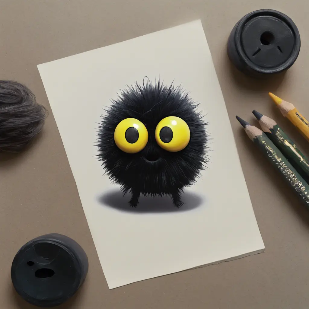 studio ghibli soot sprite, Photo Realistic