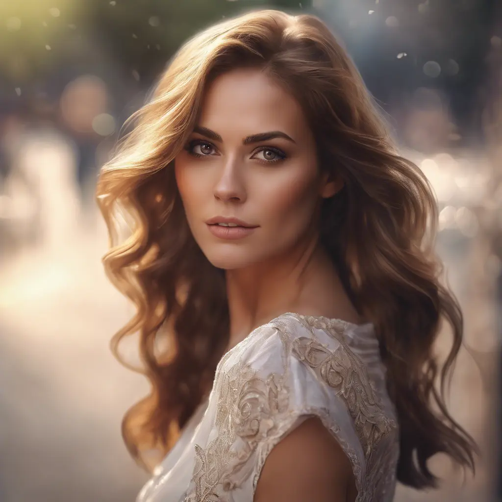 Photo of a gorgeous female in the style of stefan kostic, 8k, High Definition, Intricate, Ultra Detailed, Half Body, Bokeh effect, Realistic, Sharp Focus, Elegant