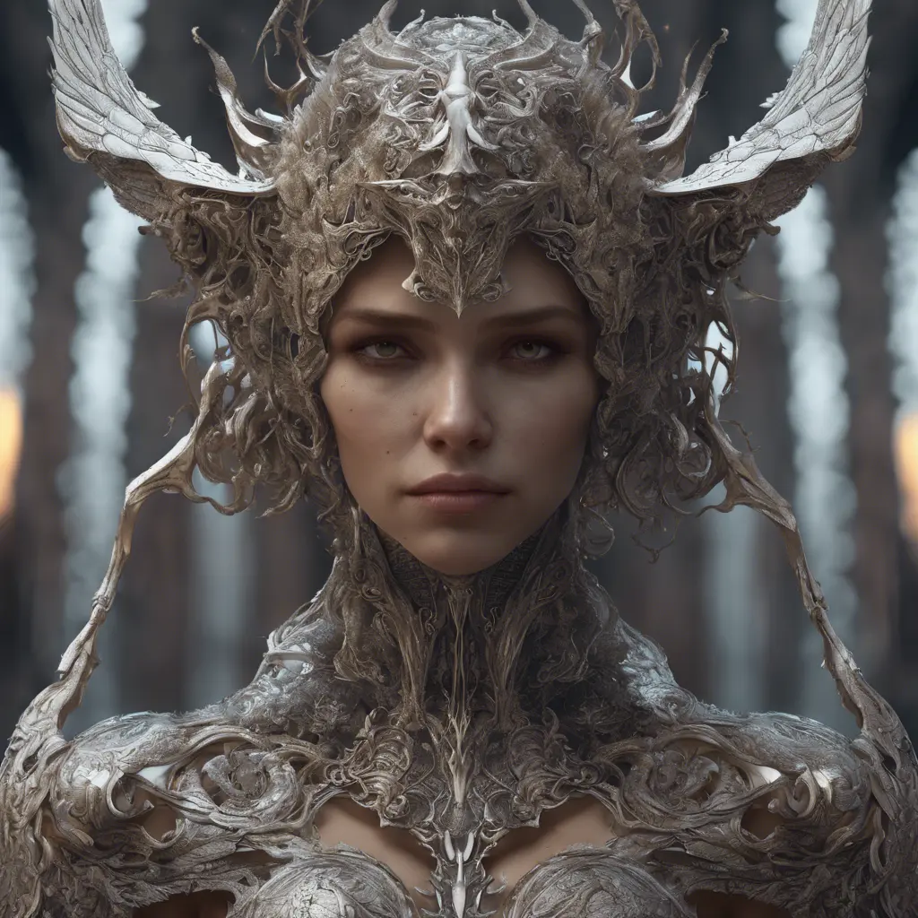 An angel and a demon, 8k, Highly Detailed, Intricate Details, Trending on Artstation, Symmetrical Face, Digital Illustration, Sharp Focus, Octane Render, Concept Art by Greg Rutkowski