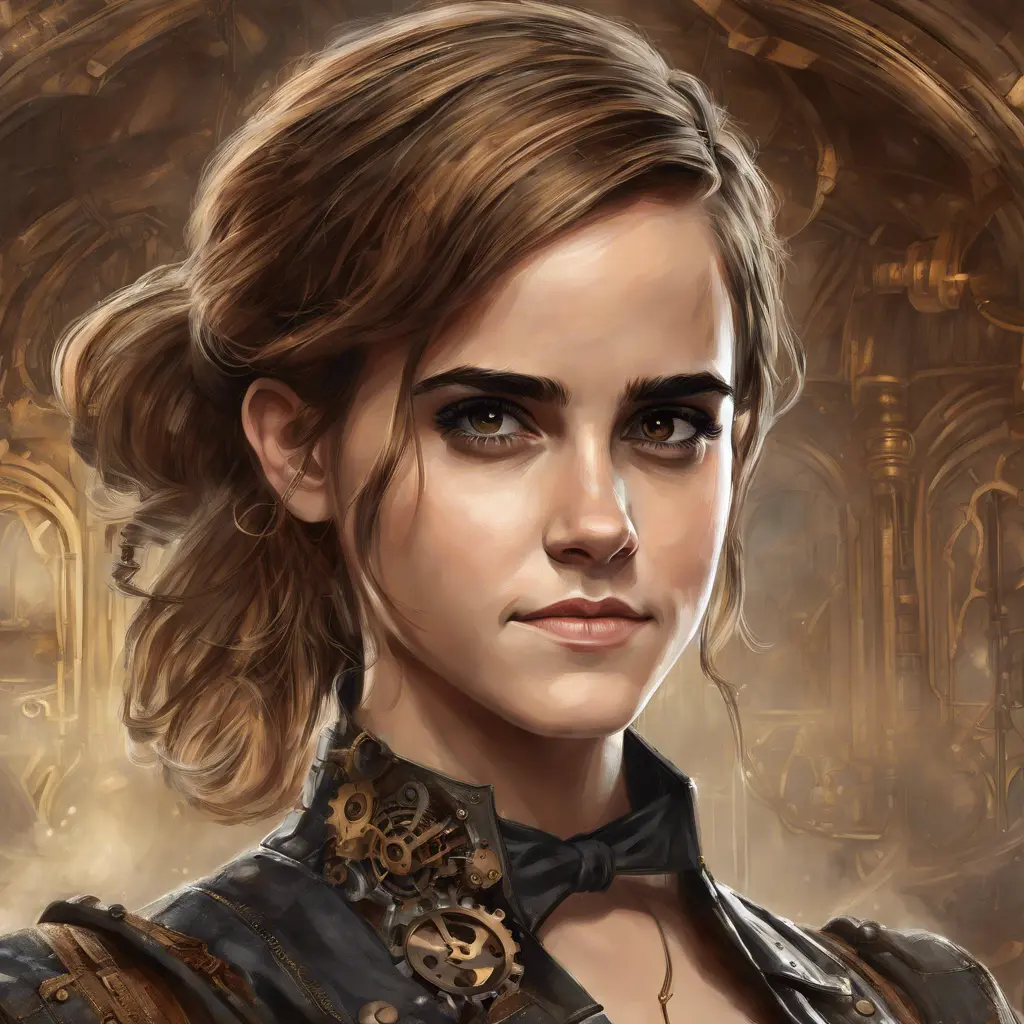 Steampunk portrait of Emma Watson, Highly Detailed, Intricate, Artstation, Beautiful, Digital Painting, Sharp Focus, Concept Art, Elegant