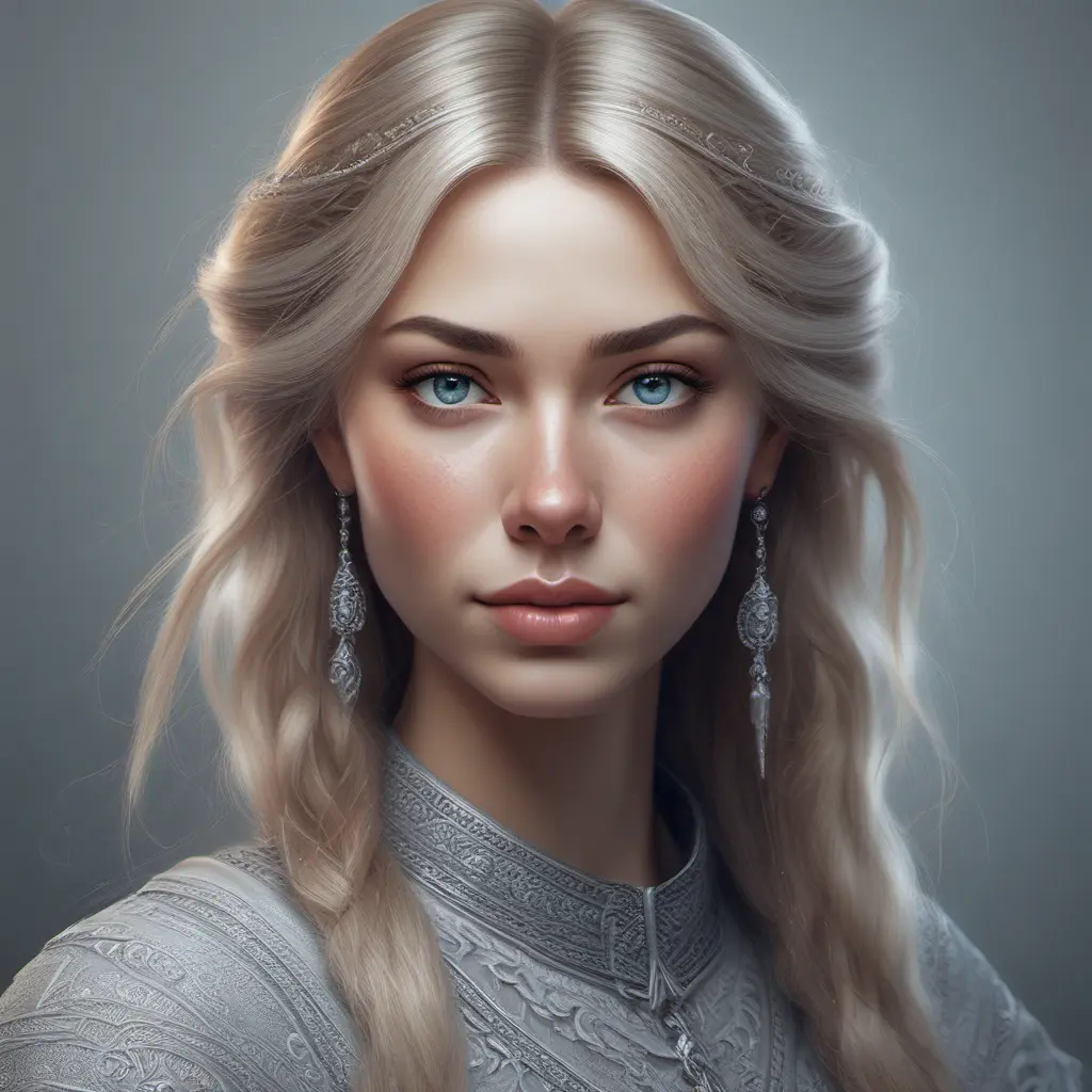 Alluring highly detailed matte portrait of a beautiful nordic girl in the style of Stefan Kostic, 8k, High Definition, Highly Detailed, Intricate, Half Body, Realistic, Sharp Focus, Fantasy, Elegant