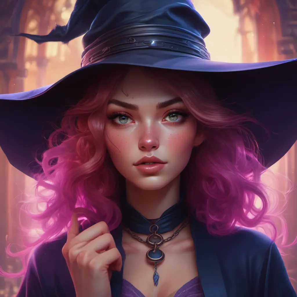 Alluring portrait of Kiki the witch in the style of Stefan Kostic, 4k, 4k resolution, 8k, Highly Detailed, Hyper Detailed, Beautiful, Digital Painting, Sharp Focus, Anime, Fantasy by Stanley Artgerm Lau