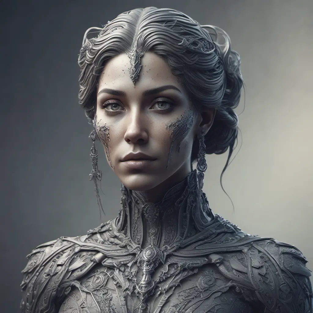 Alluring highly detailed matte portrait of a beautiful wraith in the style of Stefan Kostic, 8k, High Definition, Highly Detailed, Intricate, Half Body, Realistic, Sharp Focus, Fantasy, Elegant