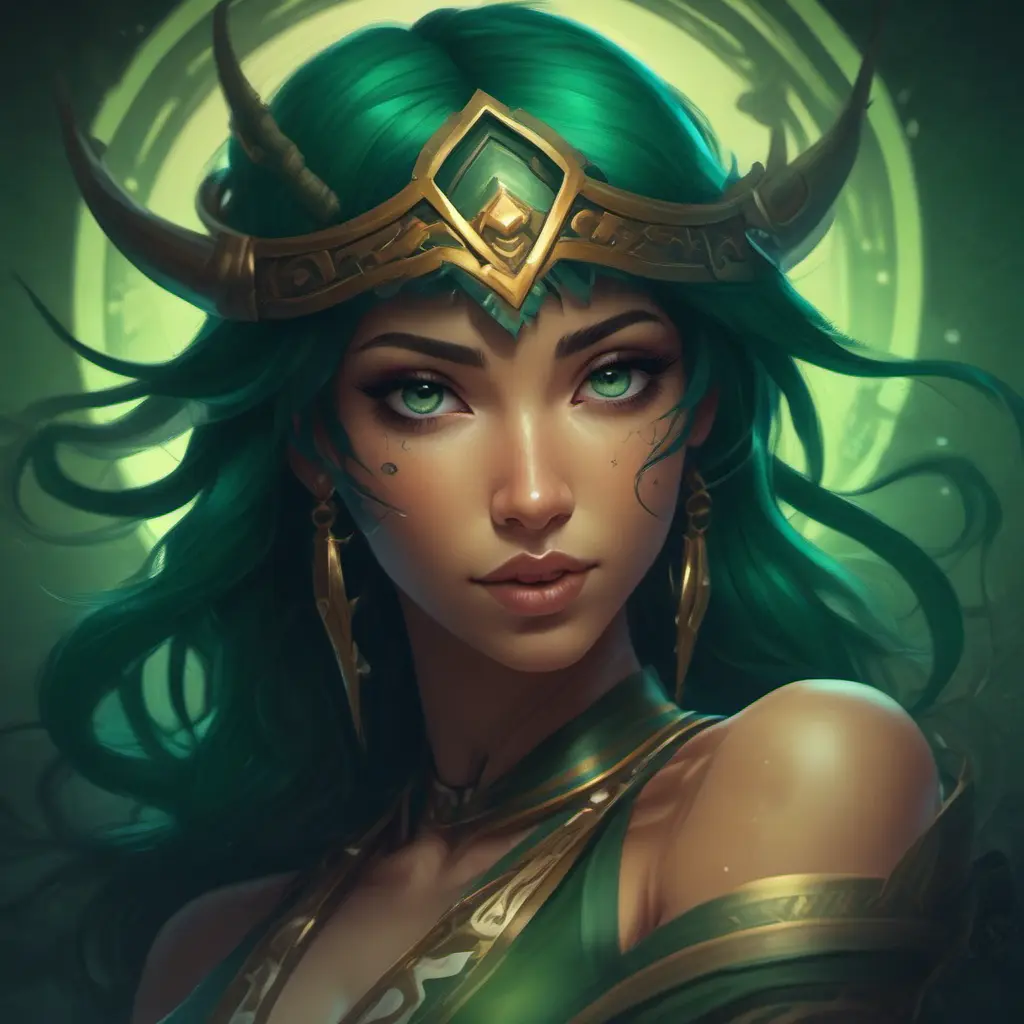 Alluring matte portrait of the beautiful Akali in dark green, 8k, Highly Detailed, Intricate, Realistic, Sharp Focus, Volumetric Lighting, Fantasy, Elegant by Stanley Artgerm Lau, Alphonse Mucha, WLOP, Stefan Kostic