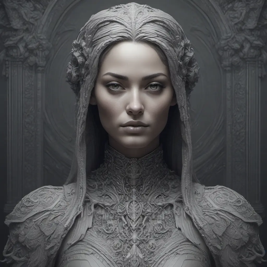 Alluring highly detailed matte portrait of a beautiful wraith in the style of Stefan Kostic, 8k, High Definition, Highly Detailed, Intricate, Half Body, Realistic, Sharp Focus, Fantasy, Elegant