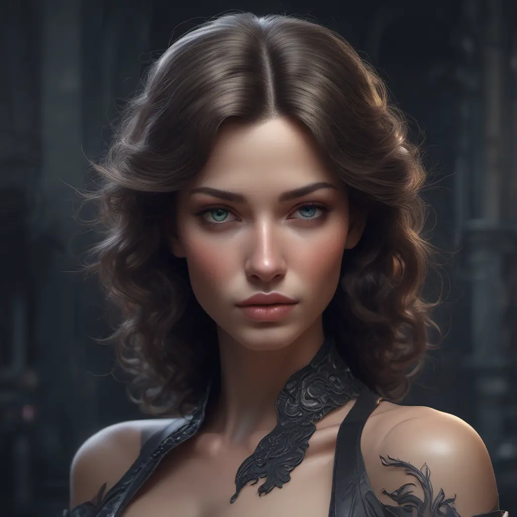 Alluring matte portrait of a beautiful Max from Dark Angel in the style of Stefan Kostic, 8k, Highly Detailed, Intricate, Half Body, Realistic, Sharp Focus, Volumetric Lighting, Fantasy, Elegant by Stanley Artgerm Lau, Greg Rutkowski