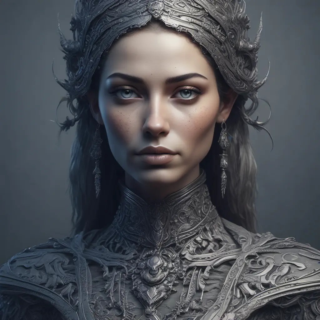 Alluring highly detailed matte portrait of a beautiful wraith in the style of Stefan Kostic, 8k, High Definition, Highly Detailed, Intricate, Half Body, Realistic, Sharp Focus, Fantasy, Elegant