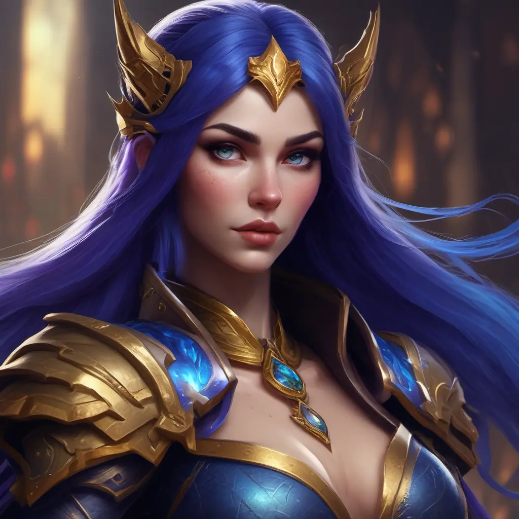 Matte portrait of Morgana from League of Legends in Elden Ring style, 8k, High Definition, Highly Detailed, Intricate, Half Body, Realistic, Sharp Focus, Fantasy, Elegant