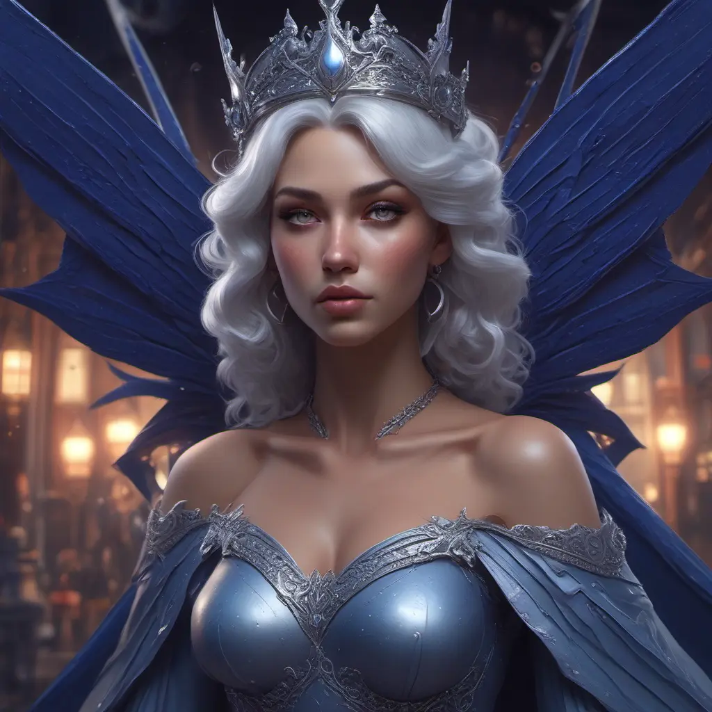 Queen of the night, 8k, Hyper Detailed, Trending on Artstation, Matte Painting, Sharp Focus, Volumetric Lighting, Concept Art by Stanley Artgerm Lau