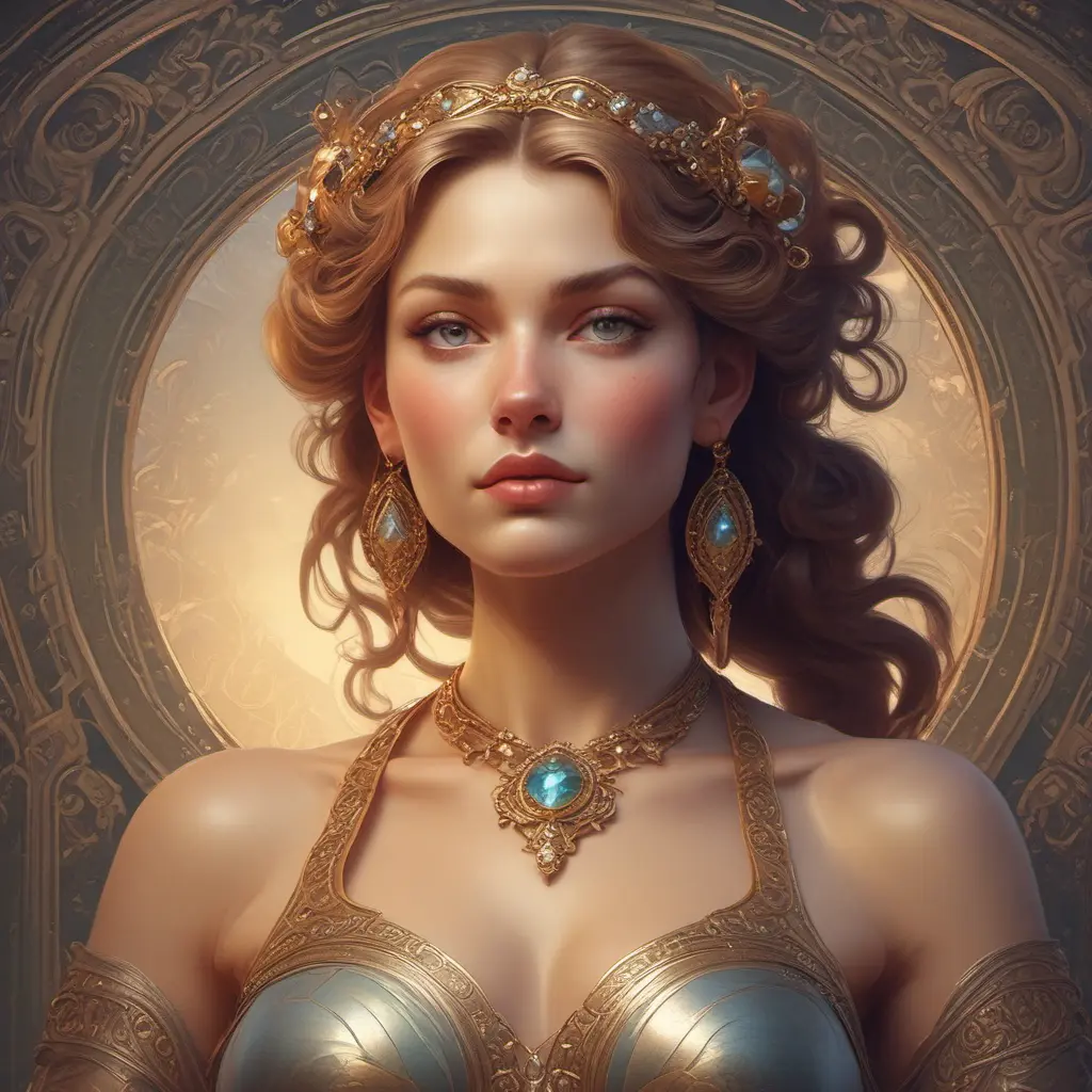 Alluring matte portrait of the beautiful goddess Ker in the style of Stefan Kostic, 8k, Highly Detailed, Intricate, Realistic, Sharp Focus, Volumetric Lighting, Fantasy, Elegant by Stanley Artgerm Lau, Alphonse Mucha, WLOP